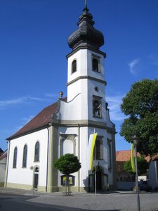 Catholic church in Rödelsee 